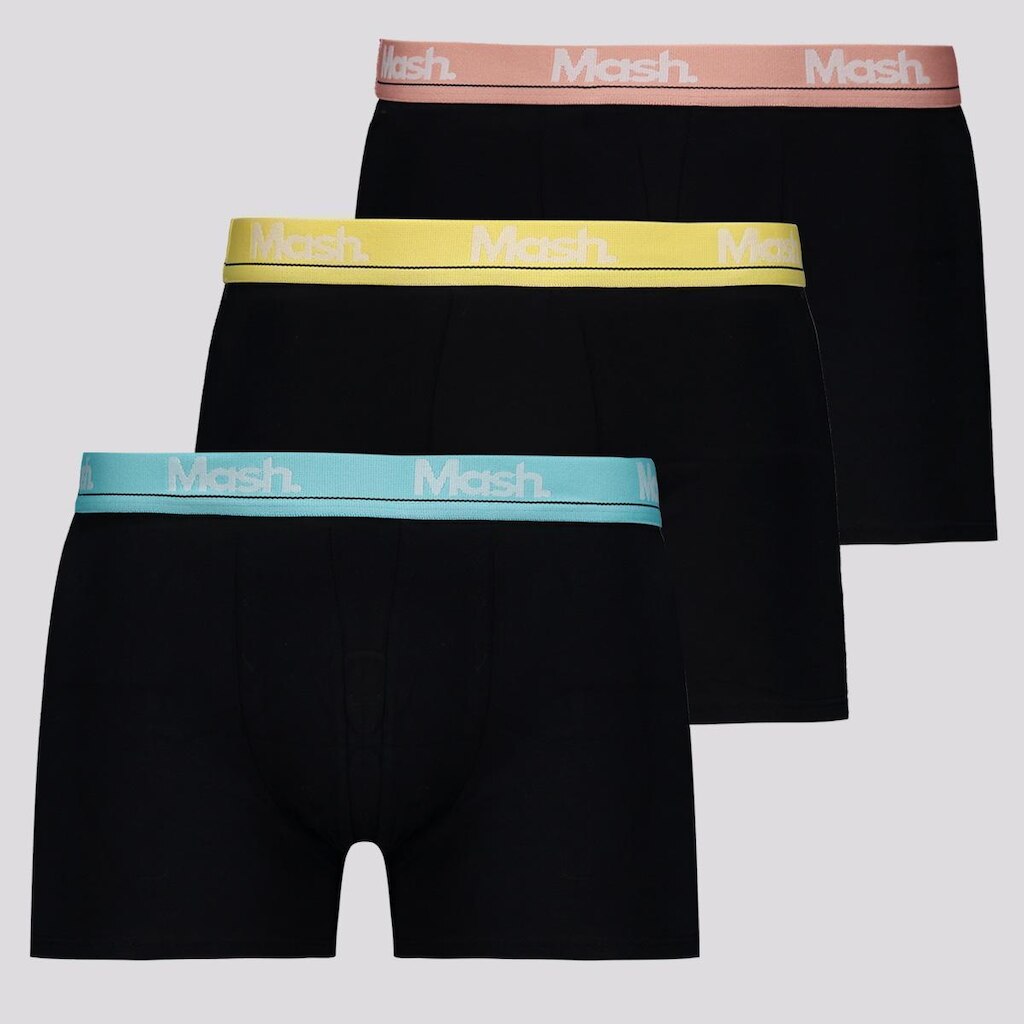 Kit 3 Cuecas Boxer Mash Cotton Masculina