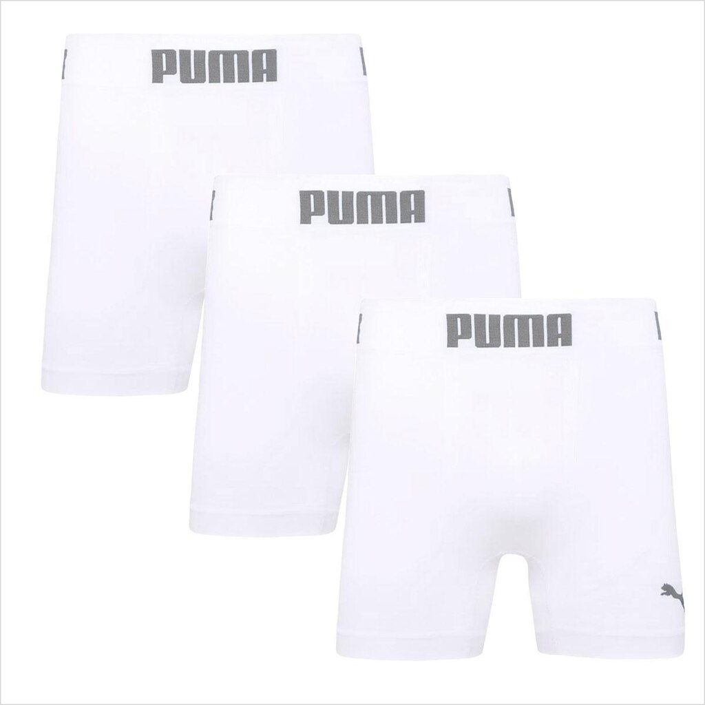 Kit 3 Cuecas Boxer Puma Masculina Cueca Box Sem Costura