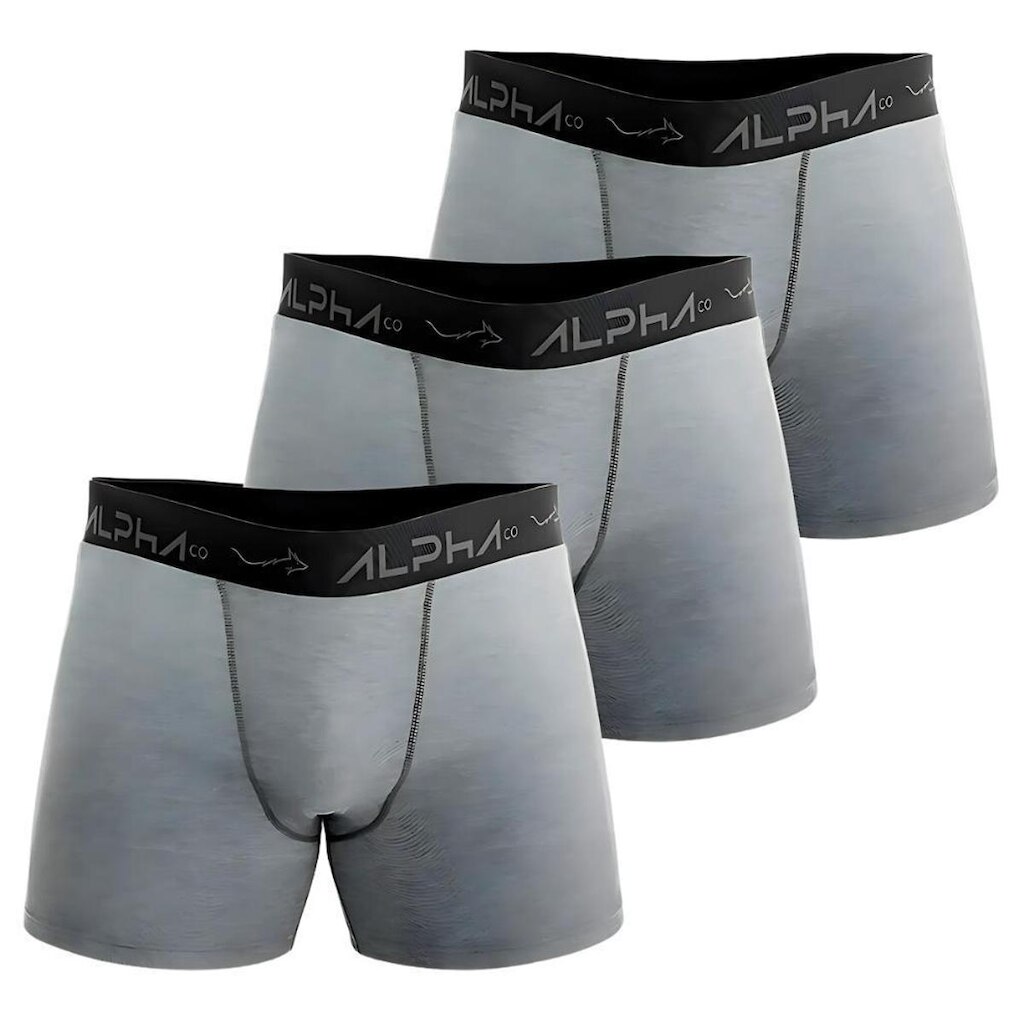 Kit 3 Cuecas Cotton Masculinas Dry Academia - Alpha