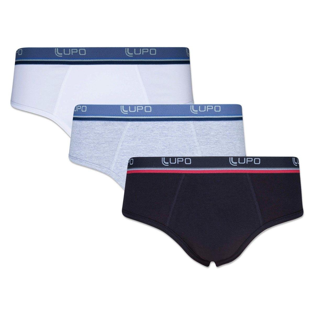 kit cuecas lupo slip