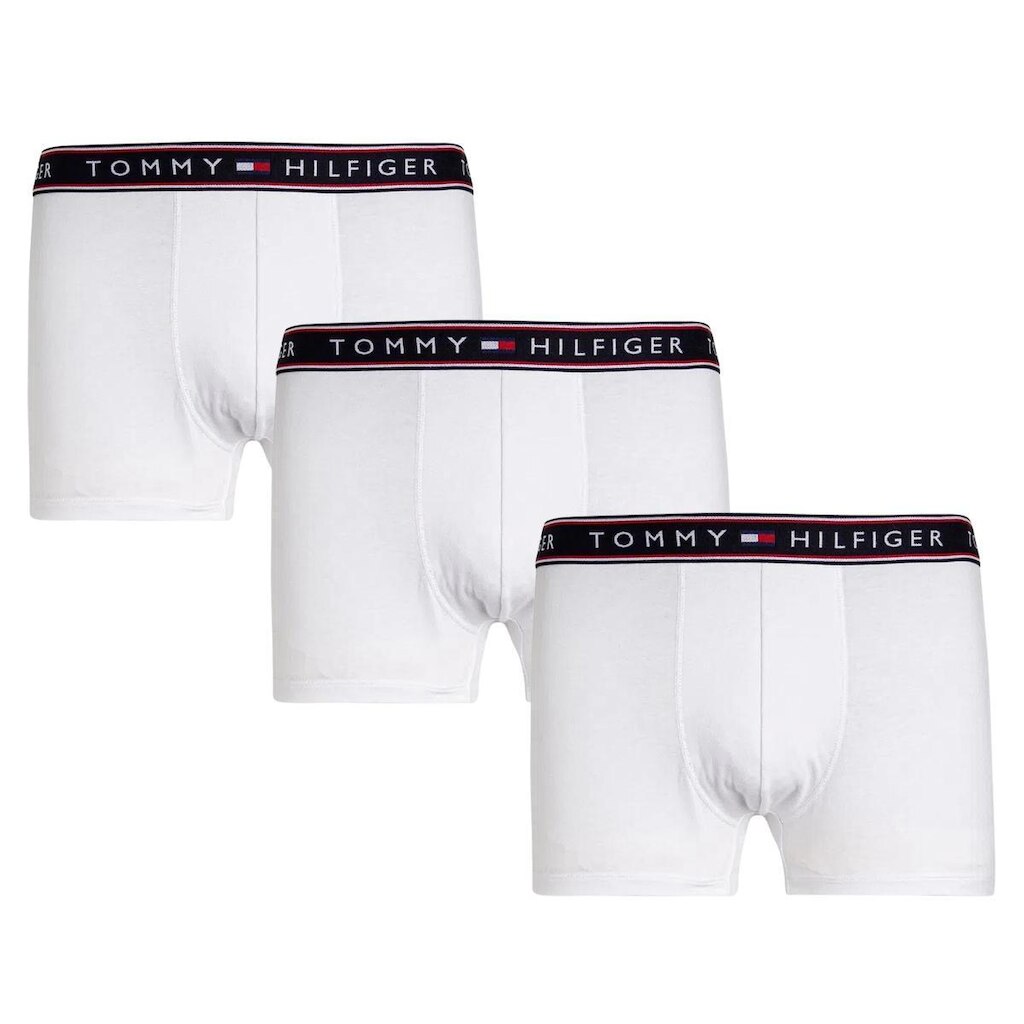 Kit 3 Cuecas Tommy Hilfiger Boxer Branca