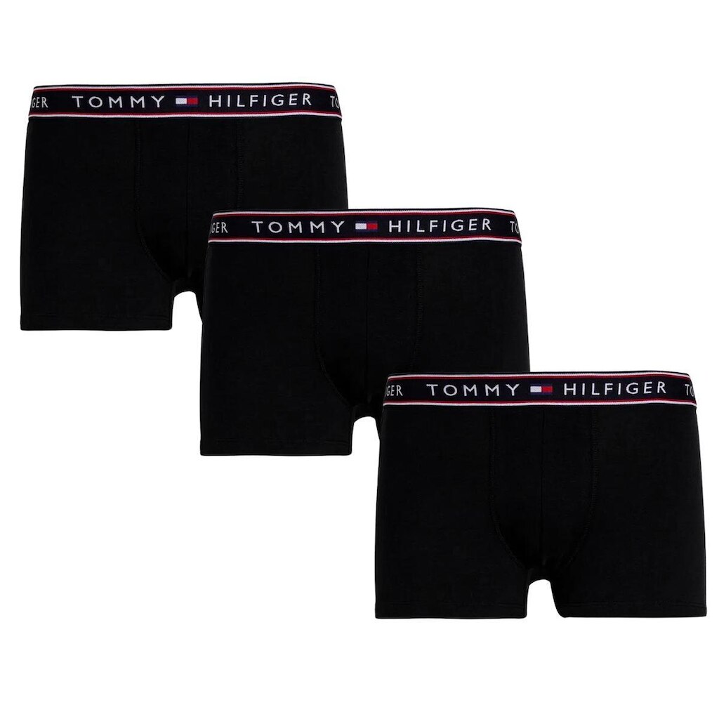 Kit 3 Cuecas Tommy Hilfiger Boxer Preta