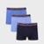 Kit 3 Cuecas Tommy Hilfiger Strech Trunk - Azul+Marinho