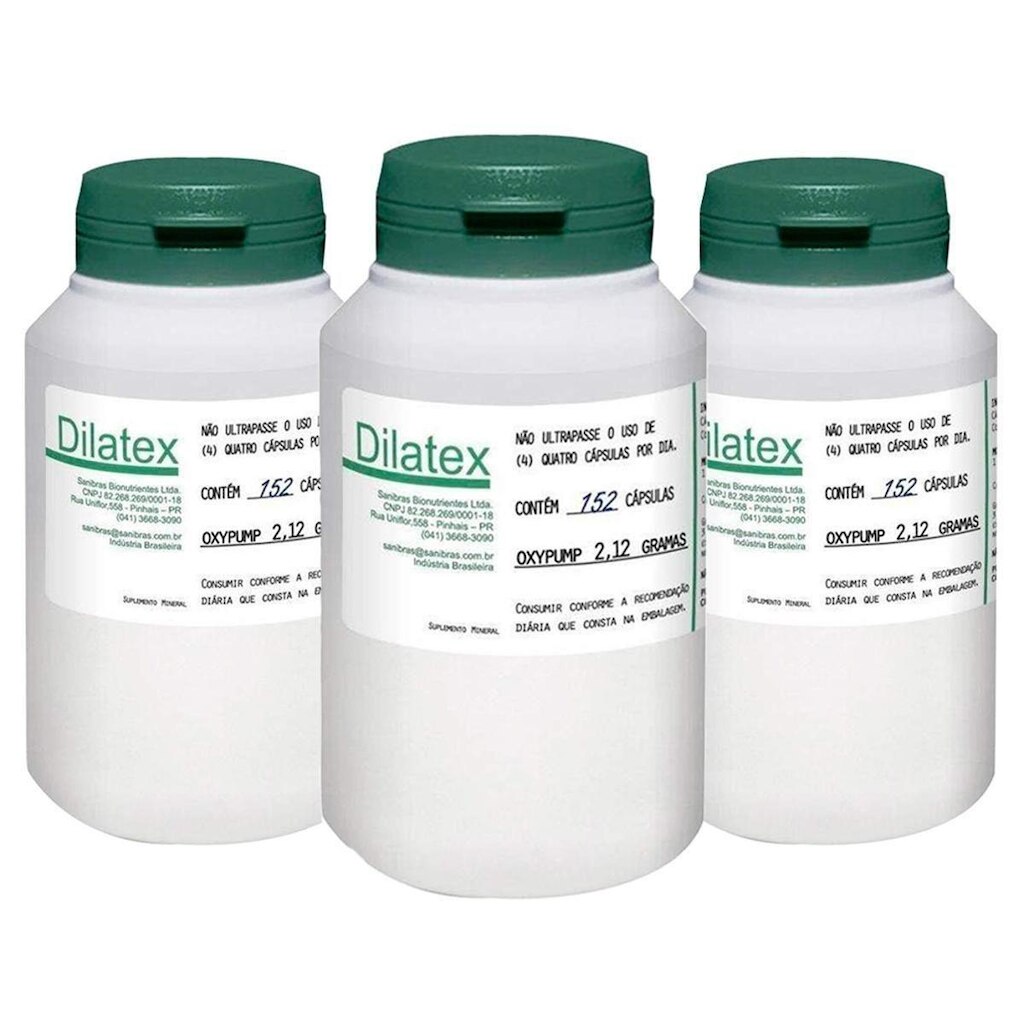 Kit 3 Dilatex 152 Cáps - Power Supplements