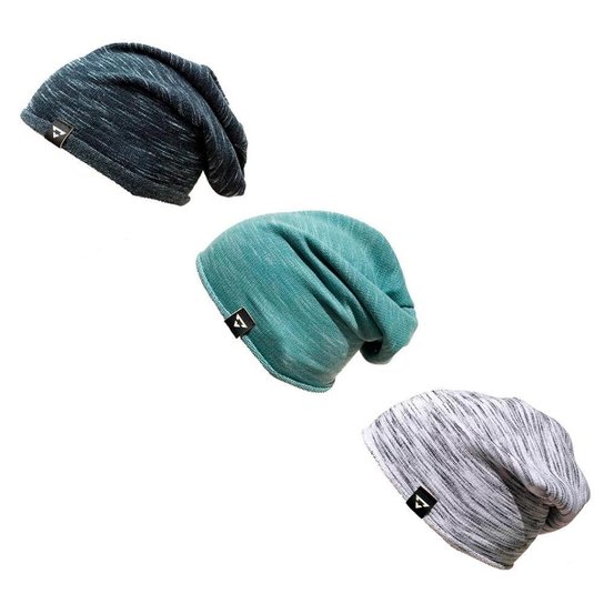 Kit 3 Gorros Toucas Brohood Rustico Branco Verde Preto U - Preto+Bege Menor preço em Kit 3 Gorros Toucas Brohood Rustico Branco Verde Preto U - Preto+Bege