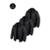 Kit 3 Jaquetas Puffer Nylon Reforçada Bobojaco Masculino Capuz Removível - Preto
