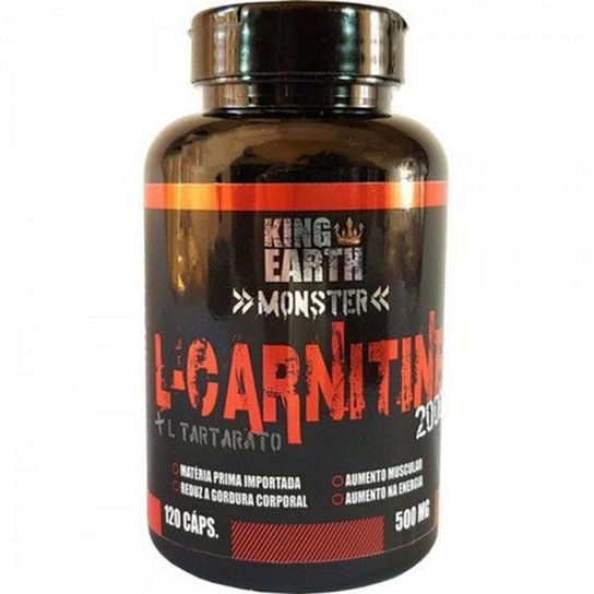 Kit 3 L Carnitina + L Tartarato 500mg 120 Cápsulas - Sem Sabor - Preto+Vermelho Menor preço em Kit 3 L Carnitina + L Tartarato 500mg 120 Cápsulas - Sem Sabor - Preto+Vermelho