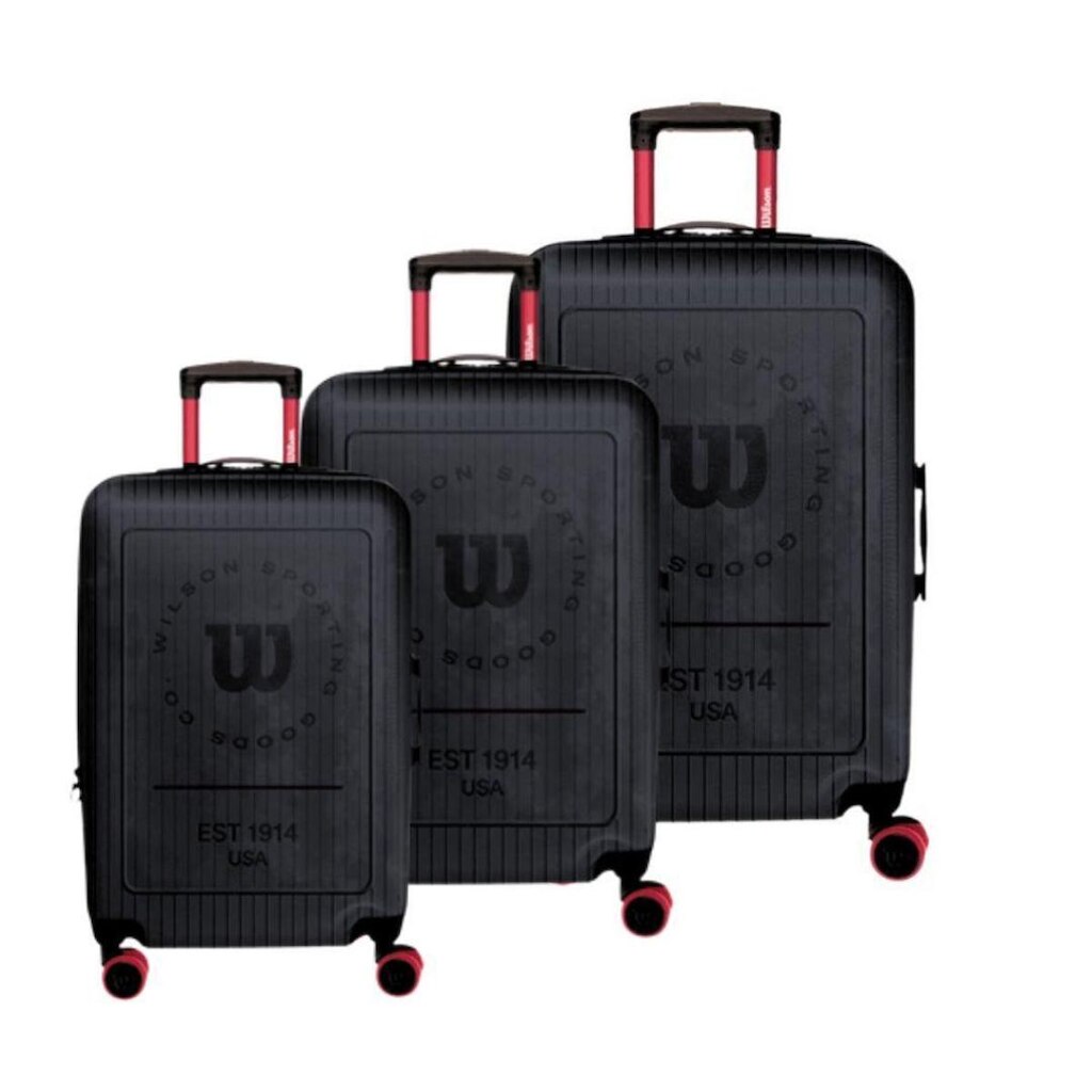 Kit 3 Malas Wilson Viagem Segredo Embutido Despacho Bordo
