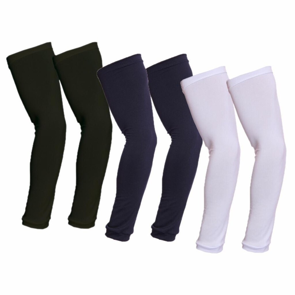 Kit 3 Manguitos Mangas Proteção De Braço Térmico Malha Proteçao Uv