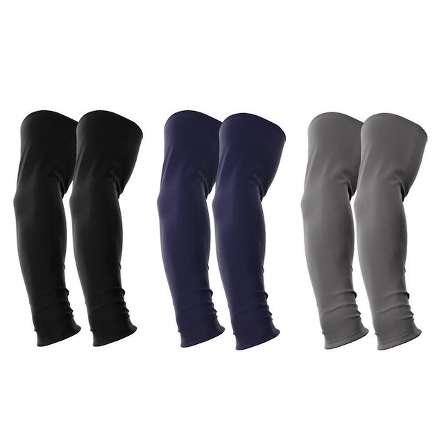 Kit 3 Manguitos Proteção Solar Uv Vôlei Ciclismo Protetor Braço Moto