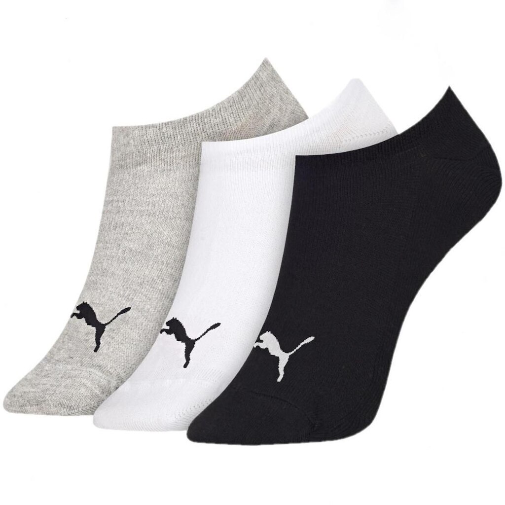 Kit 3 Meia Sapatilha Invisível Puma Feminina Algodão 4710