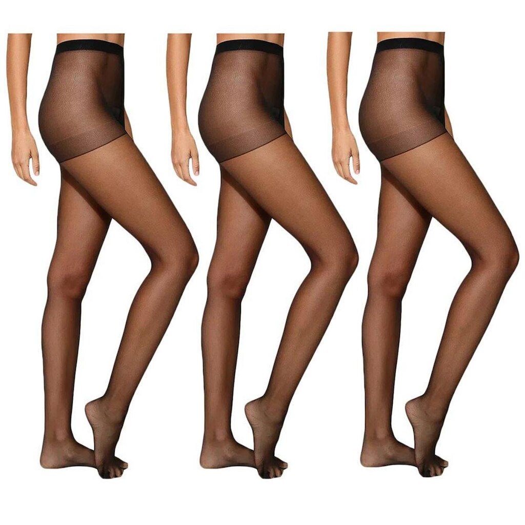 Kit 3 Meias-Calças Selene Clássica Fio 15 Plus Si