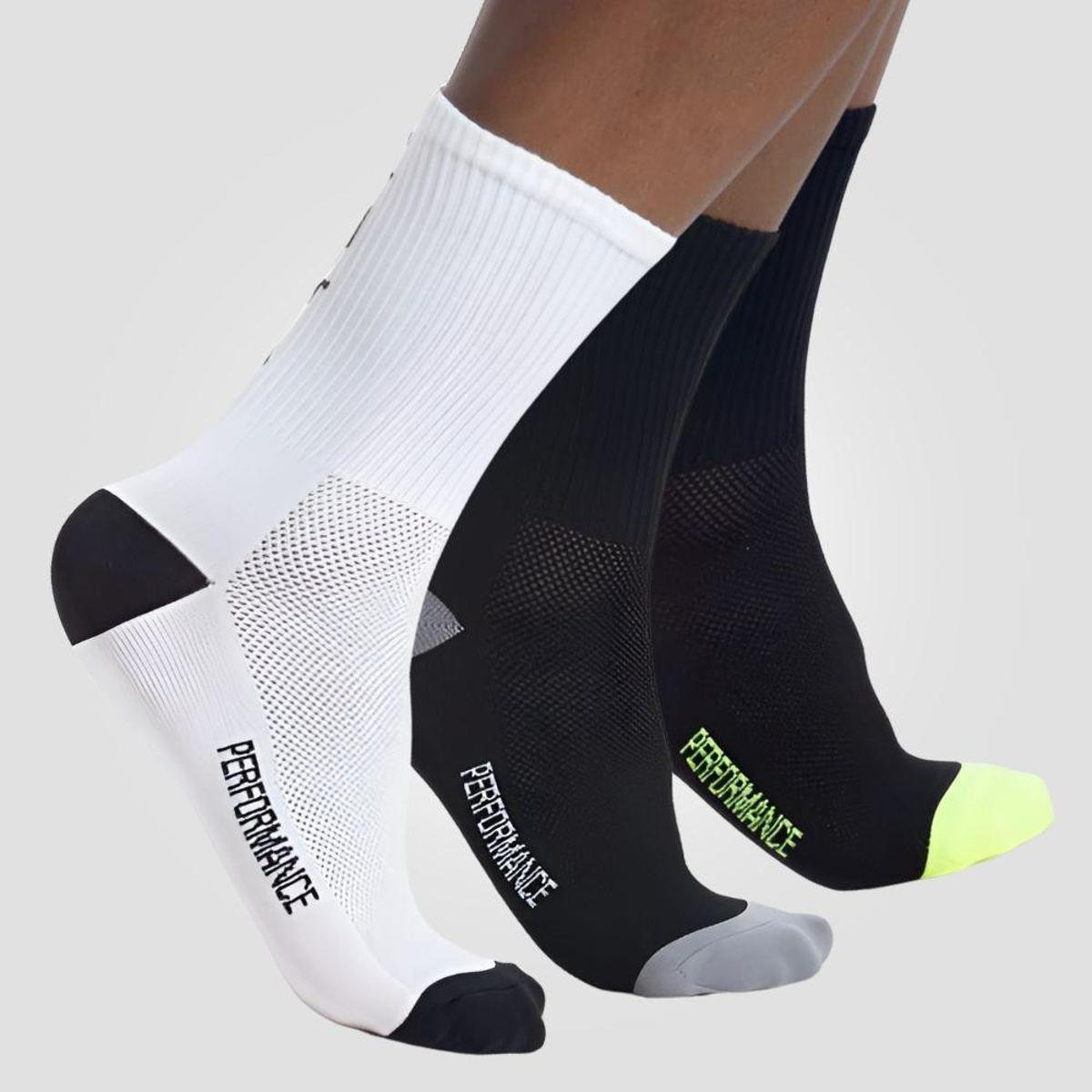 Kit 3 Meias Performance Alpha Co Menor preço em Kit 3 Meias Performance Alpha Co