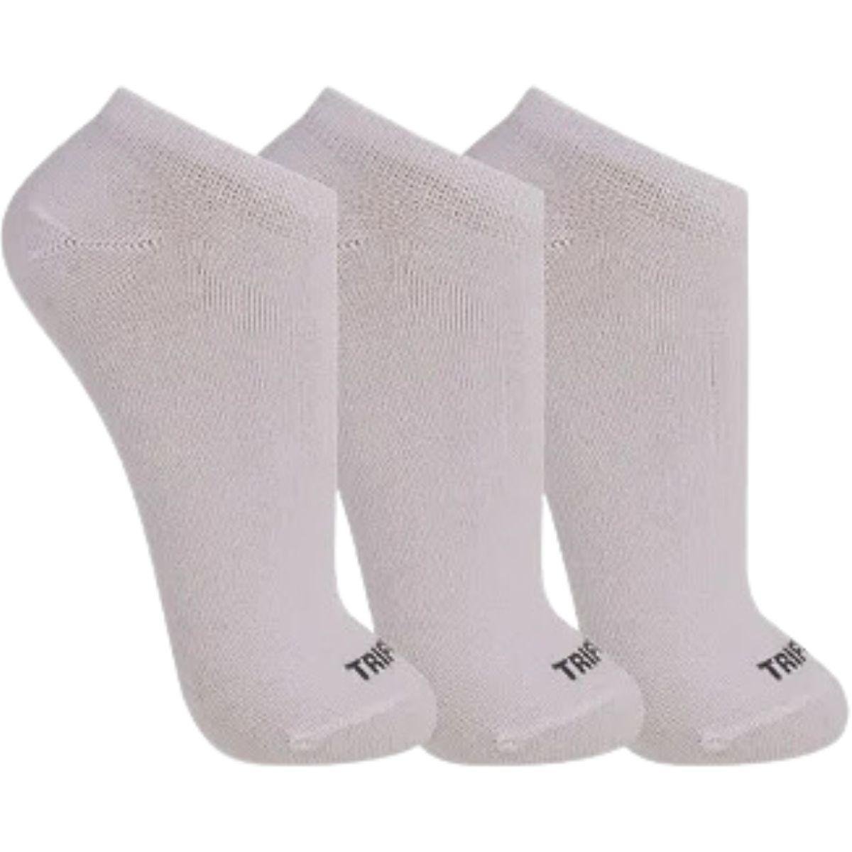 Kit 3 Meias Trifil Esportiva - Branco - 35-38 Menor preço em Kit 3 Meias Trifil Esportiva - Branco - 35-38