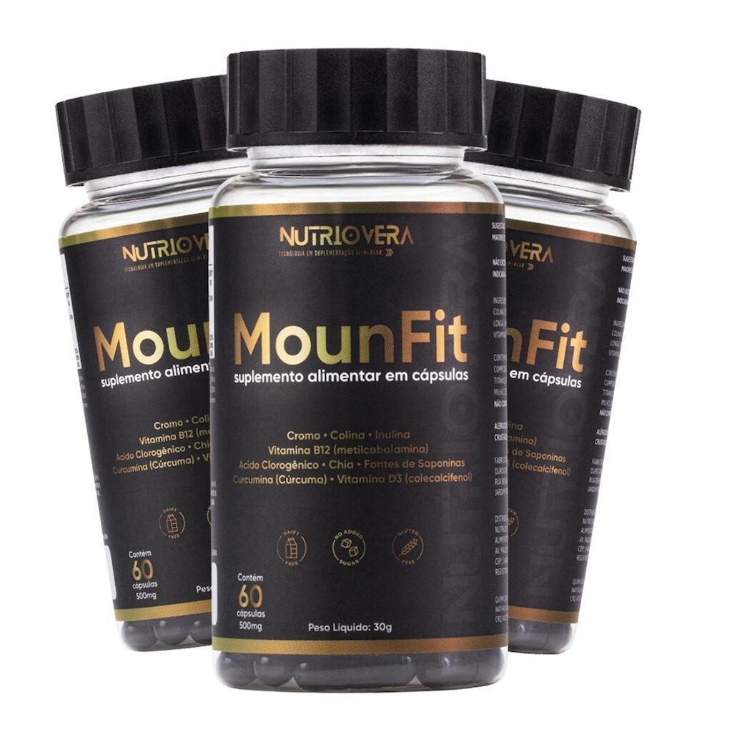 Kit 3 MounFit Suplemento Alimentar