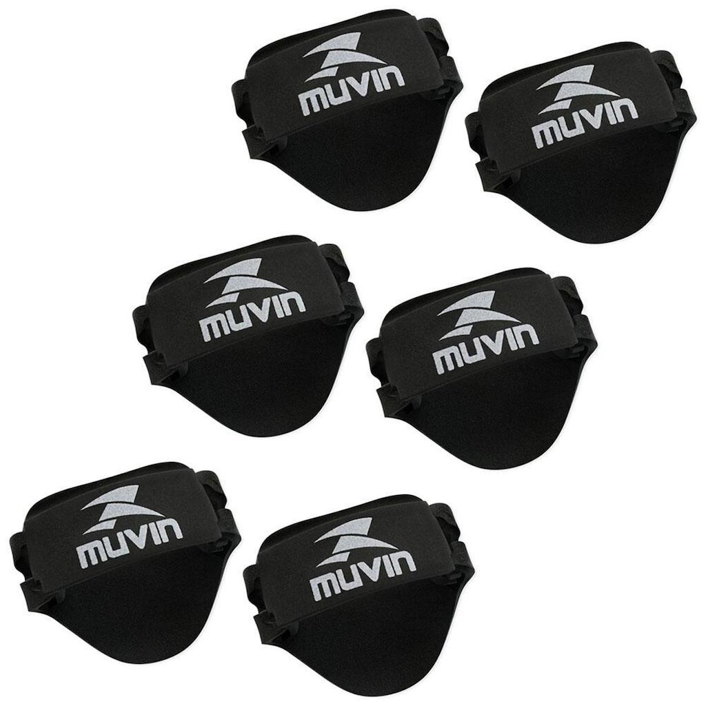 Kit 3 Pares de Luvas de Musculação em EVA Muvin Basics