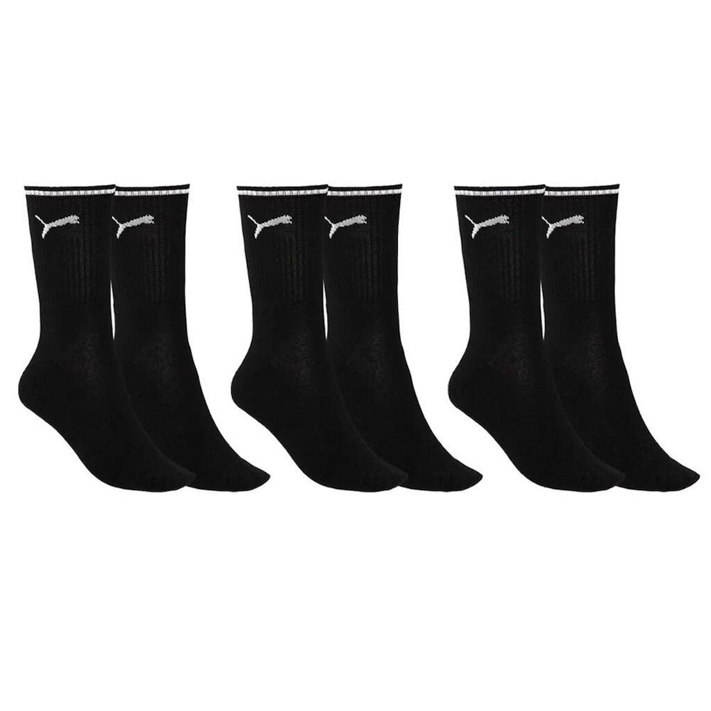 Kit 3 Pares de Meia Puma Esportiva Cano Longo Mas