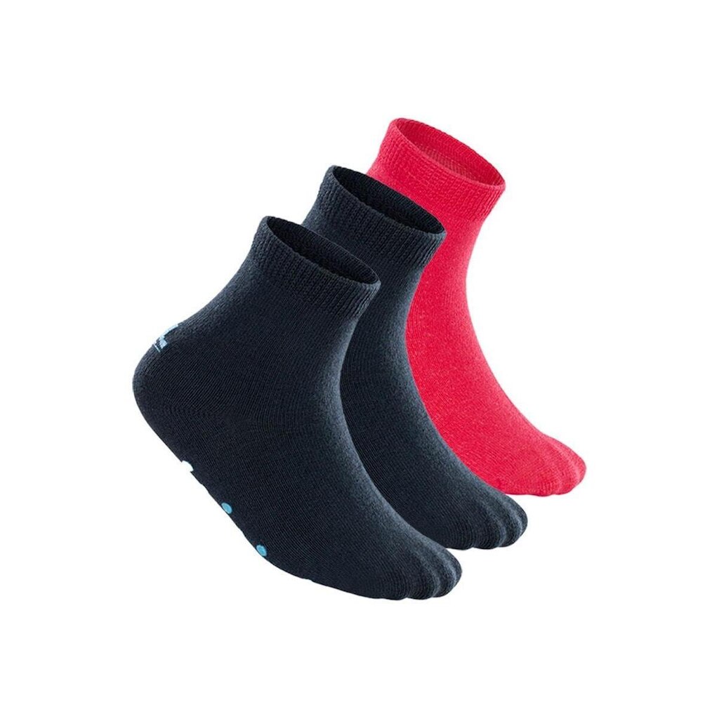 Kit 3 Pares de Meias Bebê Antiderrapante Lupo 2041-032 Cinza