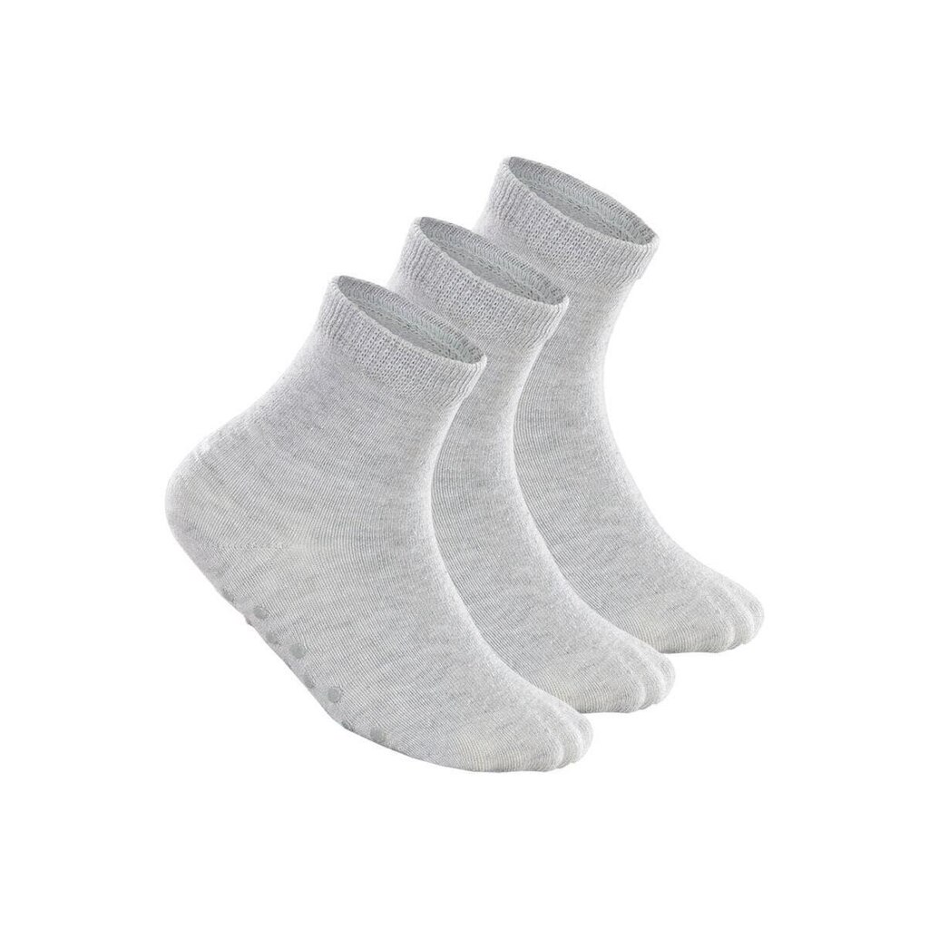Kit 3 Pares de Meias Bebê Antiderrapante Lupo 2041-032 Rosa