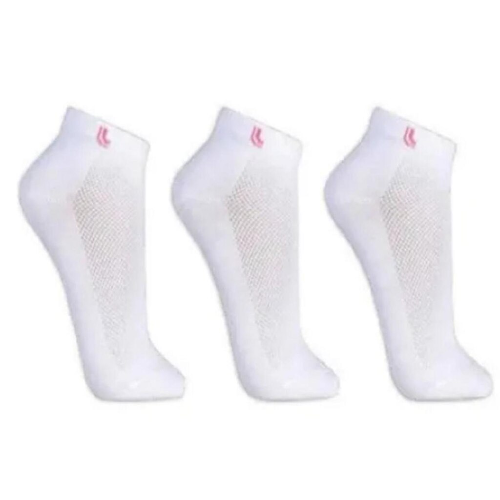 Kit 3 Pares De Meias Lupo Cano Curto Sport Algodão Feminino