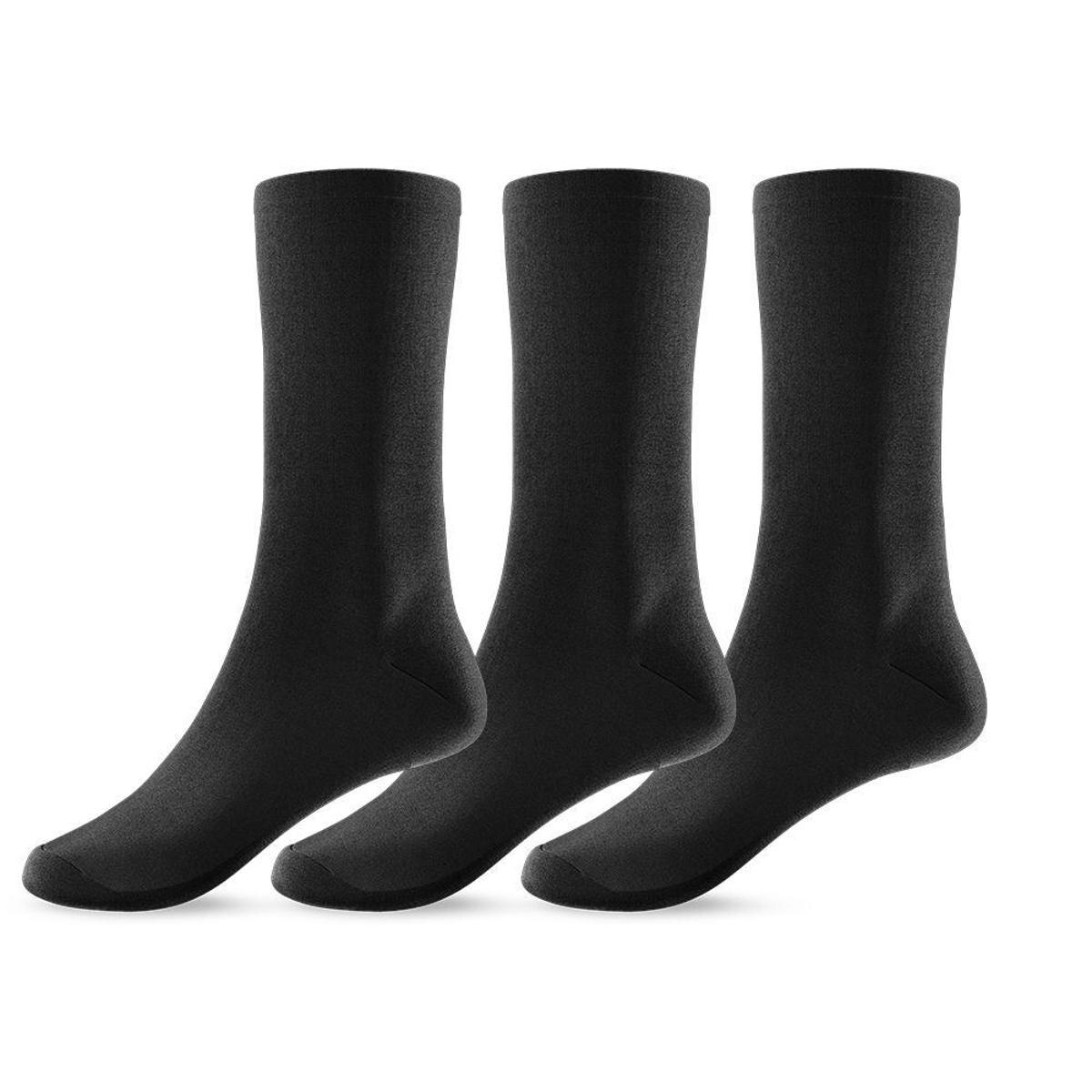 Kit 3 Pares de Meias Masculina Cano Alto 37/44