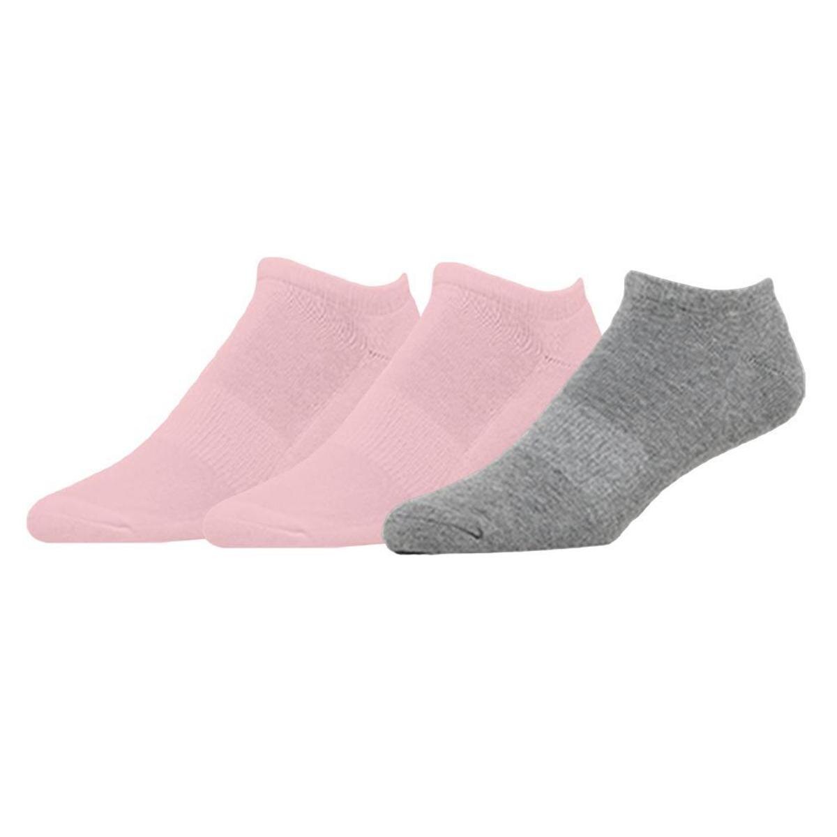 Kit 3 Pares de Meias Soquete Invisível 36 ao 40