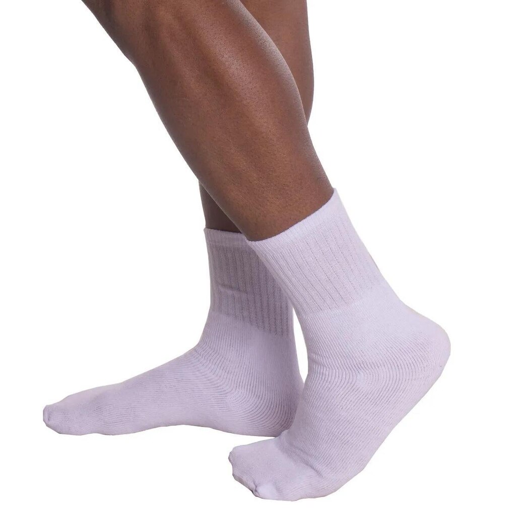 KIT 3 PARES MEIA ESPORTIVA CANO LONGO SELENE - BRANCO