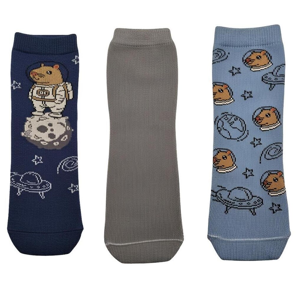 Kit 3 Pares Meia Meninos Infantil Soquete Cia da Meia
