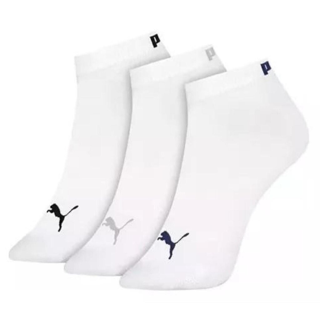 Kit 3 Pares Meias Cano Curto Puma Feminina 4725