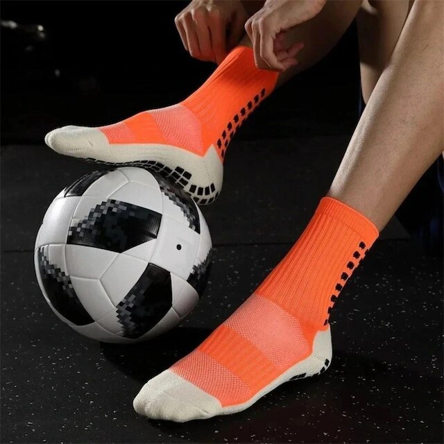 kit 3 pares Meias esportivas Pilates Hidroginástica Yoga futebol Antiderrapante