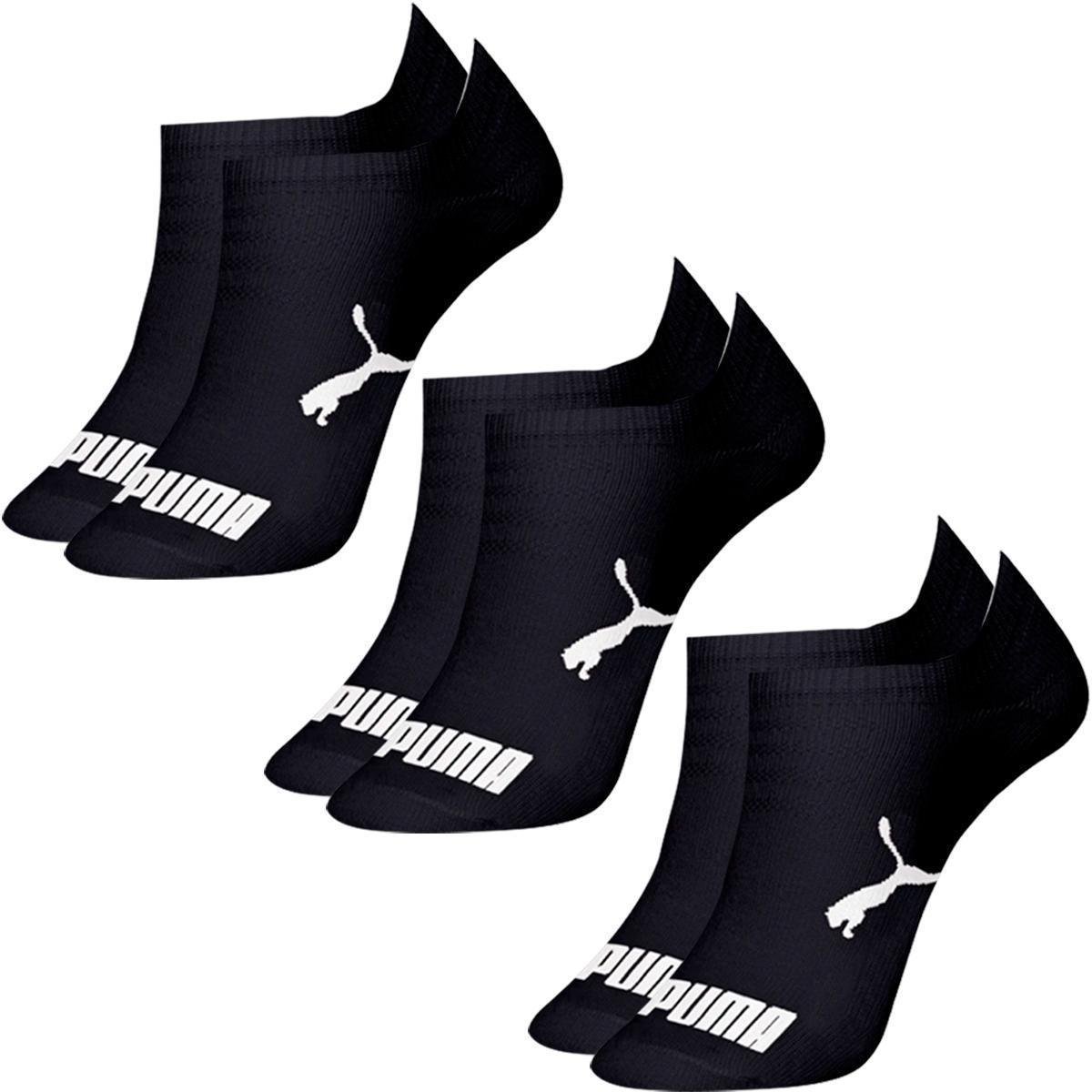 Kit 3 Pares Meias Puma Sapatilha Algodão Cano Baixo Meia Soquete Adulto Masculino Feminino Original