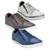 Kit 3 Pares Sapatenis Masculino Ziper Cadarço Confortável - Branco