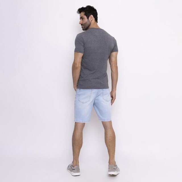 Kit 3 Peças Camisetas Básicas Masculina FMF em Algodão Premium no Estilo Clássico Bordado Itália