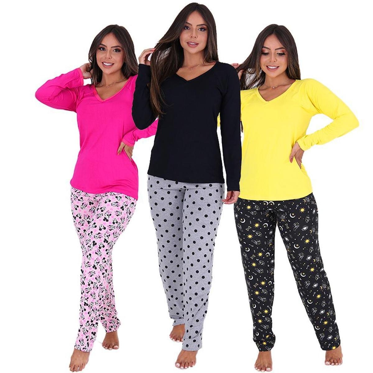 Pijama De Frio Feminino Adulto em promoção na Netshoes!