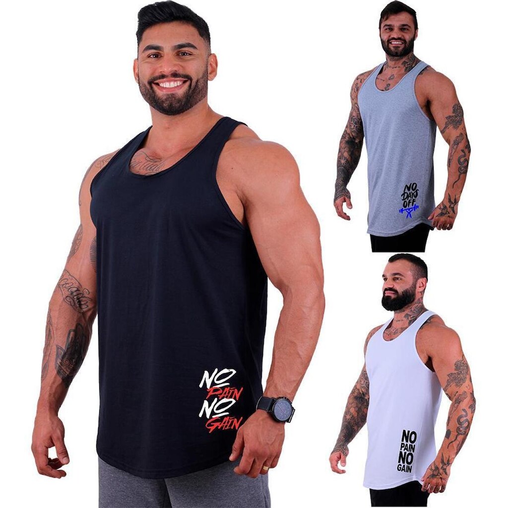 Kit 3 Regata Longline MXD Conceito Brasil Bandeira Pátria