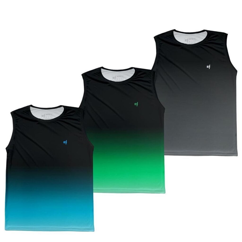 Kit 3 Regatas Masculina 4