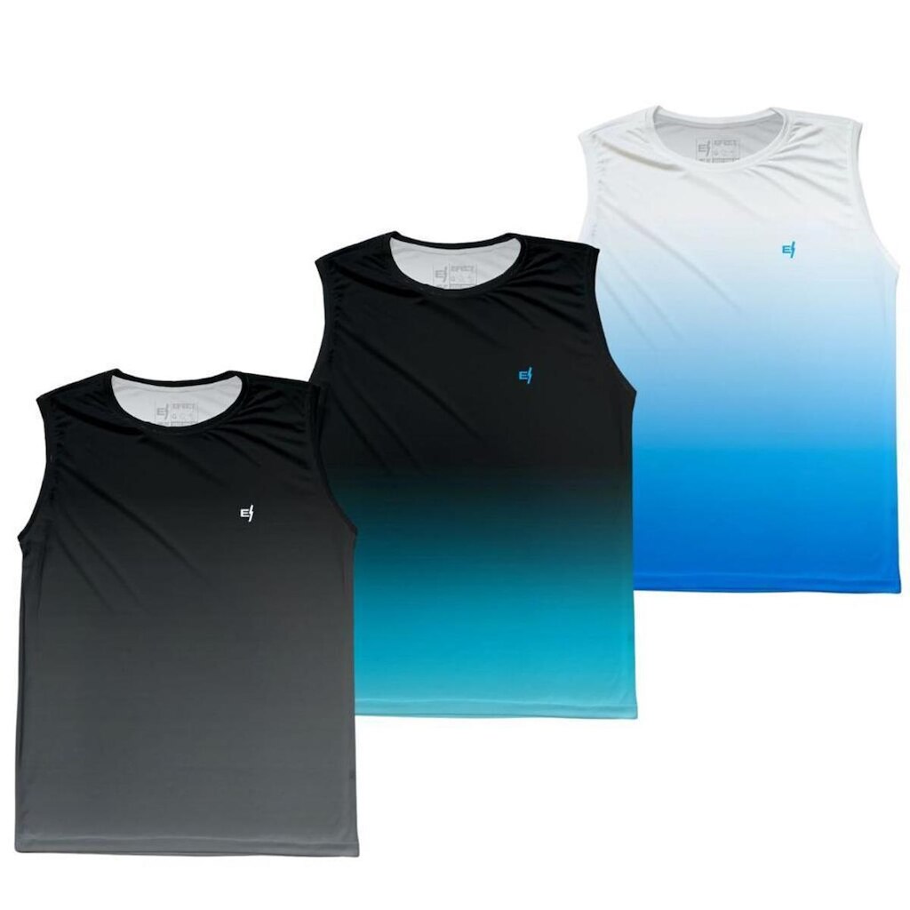 Kit 3 Regatas Masculina 4