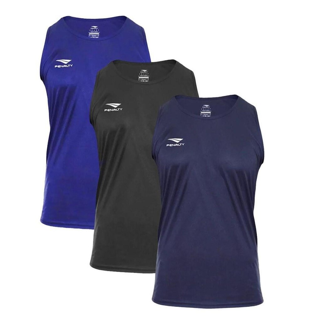 Kit 3 Regatas Penalty X Masculino