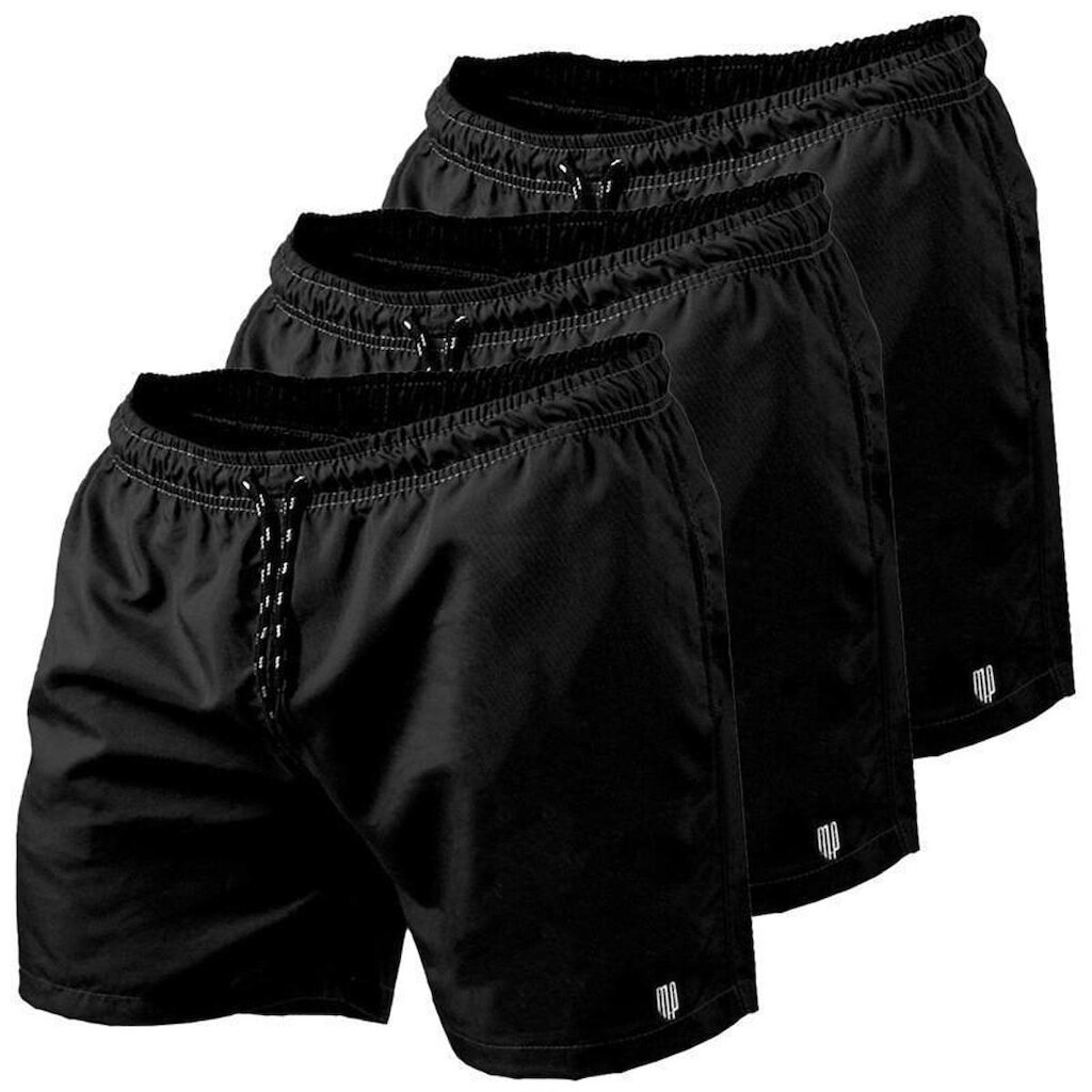 Kit 3 Short Make Peace Tactel Masculino