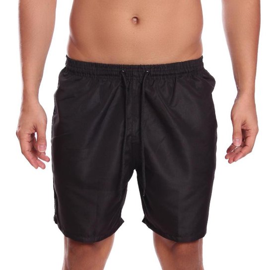 Kit 3 Shorts Bermuda Masculino Básico Mauricinho Tactel