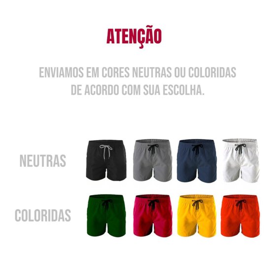 Kit 3 Shorts Bermudas Academia Treino Corrida Masculina TACTEL GROSSO ELITE