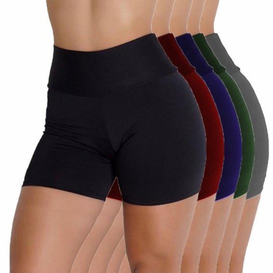 Kit 3 Shorts Bermudas Fitness Treino Leg Legging Cintura Alta 157 - Sortido Menor preço em Kit 3 Shorts Bermudas Fitness Treino Leg Legging Cintura Alta 157 - Sortido