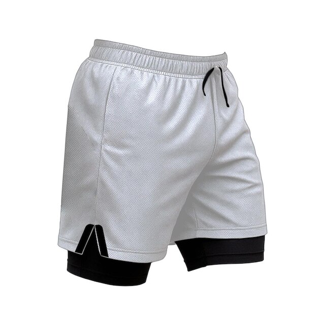 Kit 3 Shorts Masculinos de Treino com Forro Interno Faixa Lateral e Ajuste Seguro