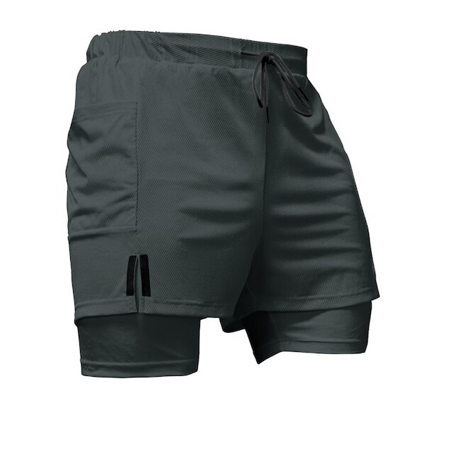 Kit 3 Shorts Masculinos de Treino com Forro Interno Faixa Lateral e Ajuste Seguro