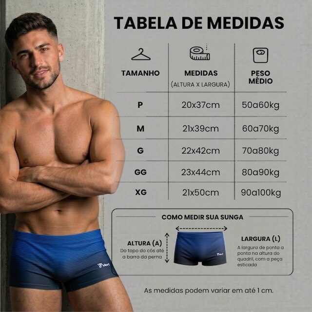 Kit 3 Sungas Masculina Estampada Boxer Forrada Premium