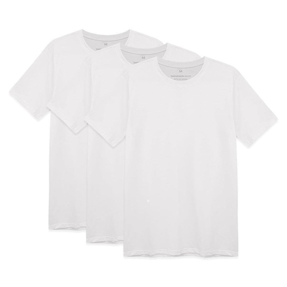 Kit 3 Tech T-Shirt Anti Odor Menor preço em Kit 3 Tech T-Shirt Anti Odor