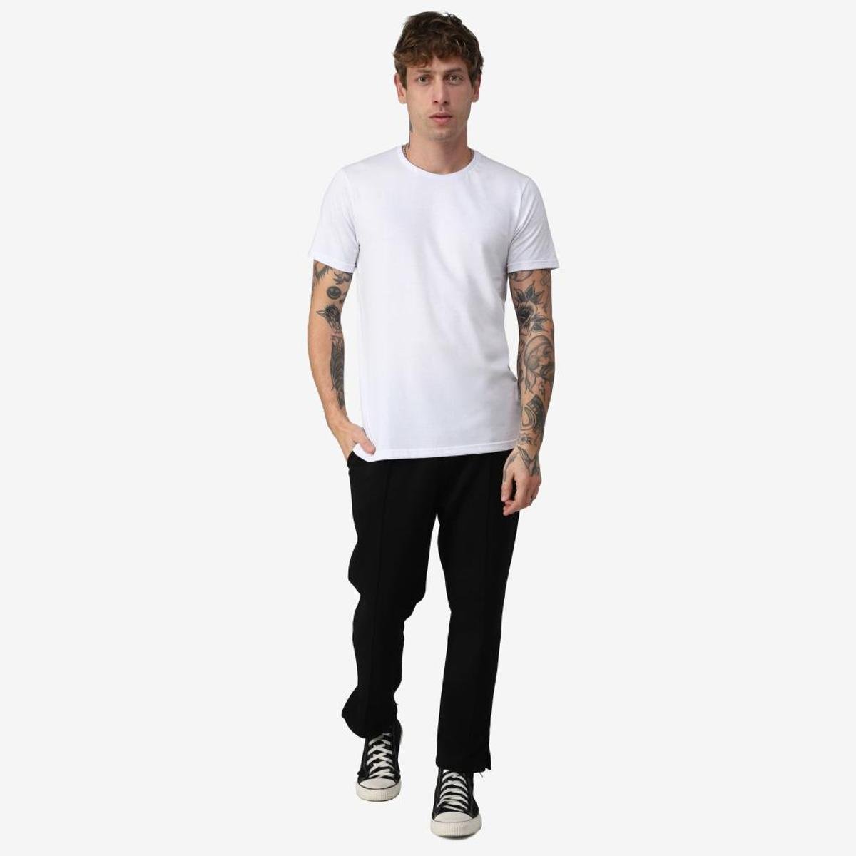 Kit 3 Tech T-Shirt Modal Masculina
