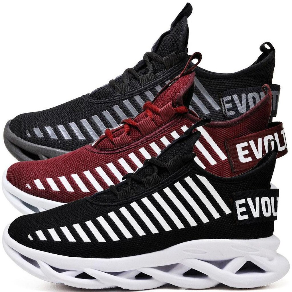 Kit 3 Tênis Easy Style Feminino Evoltenn Sola Trançada