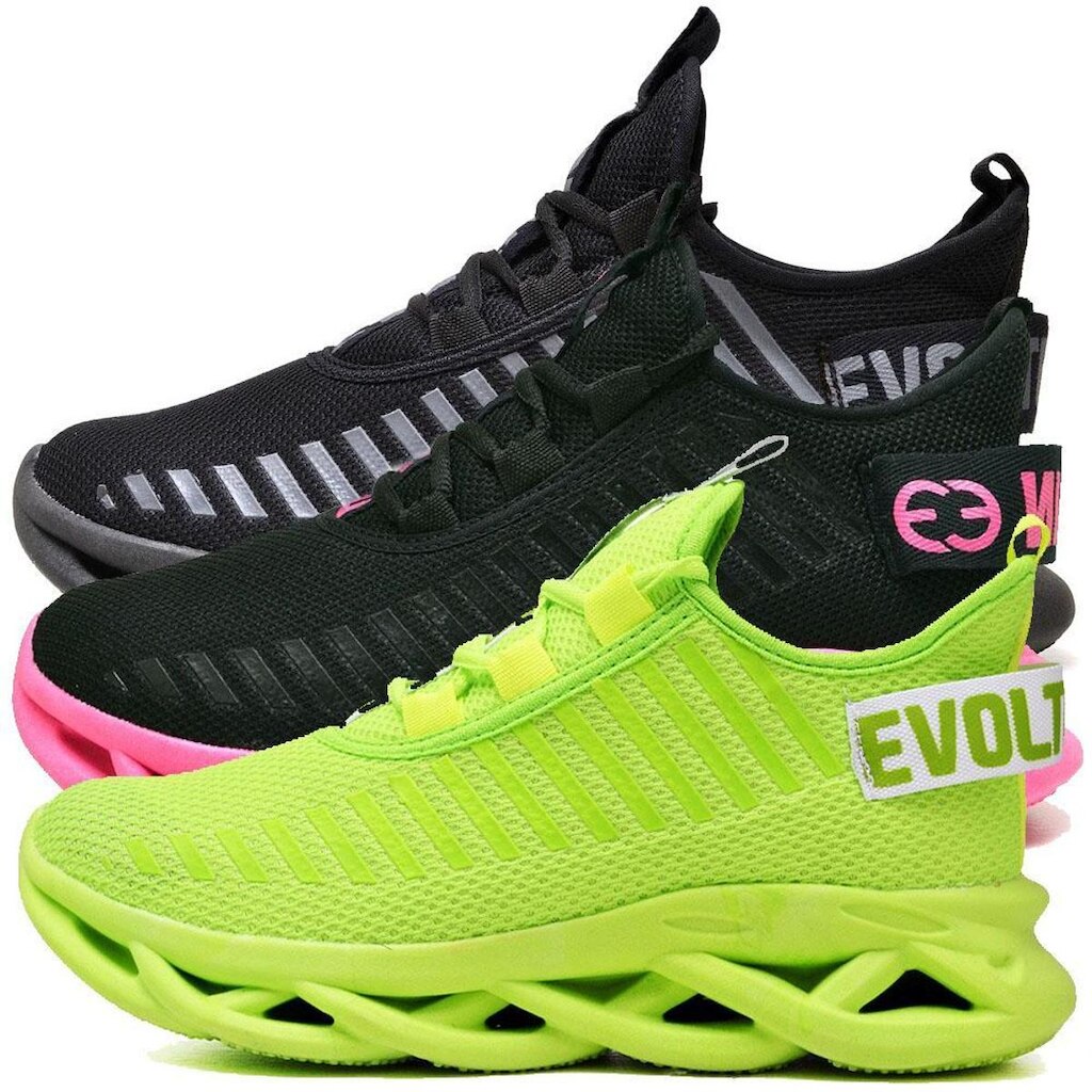 Kit 3 Tênis Easy Style Feminino Evoltenn Sola Trançada