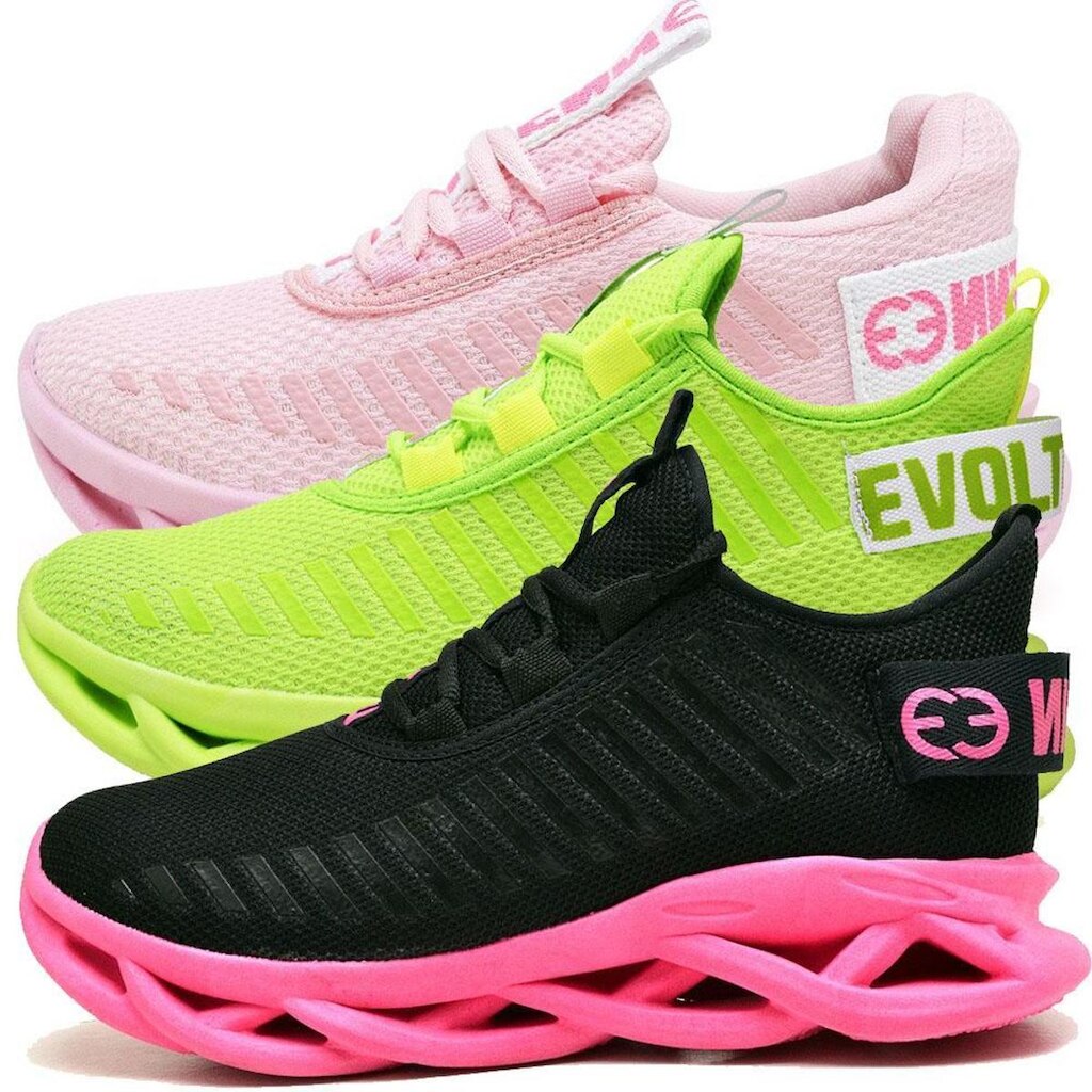 Kit 3 Tênis Easy Style Feminino Evoltenn Solado Trançado